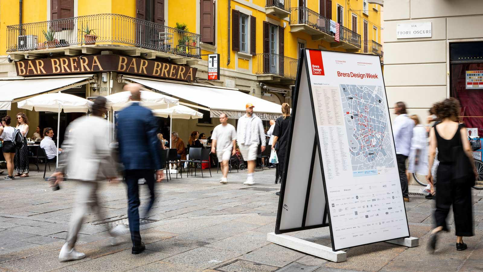 Brera Design District é uma das áreas mais concorridas da semana do design, reunindo 240 manifestações.