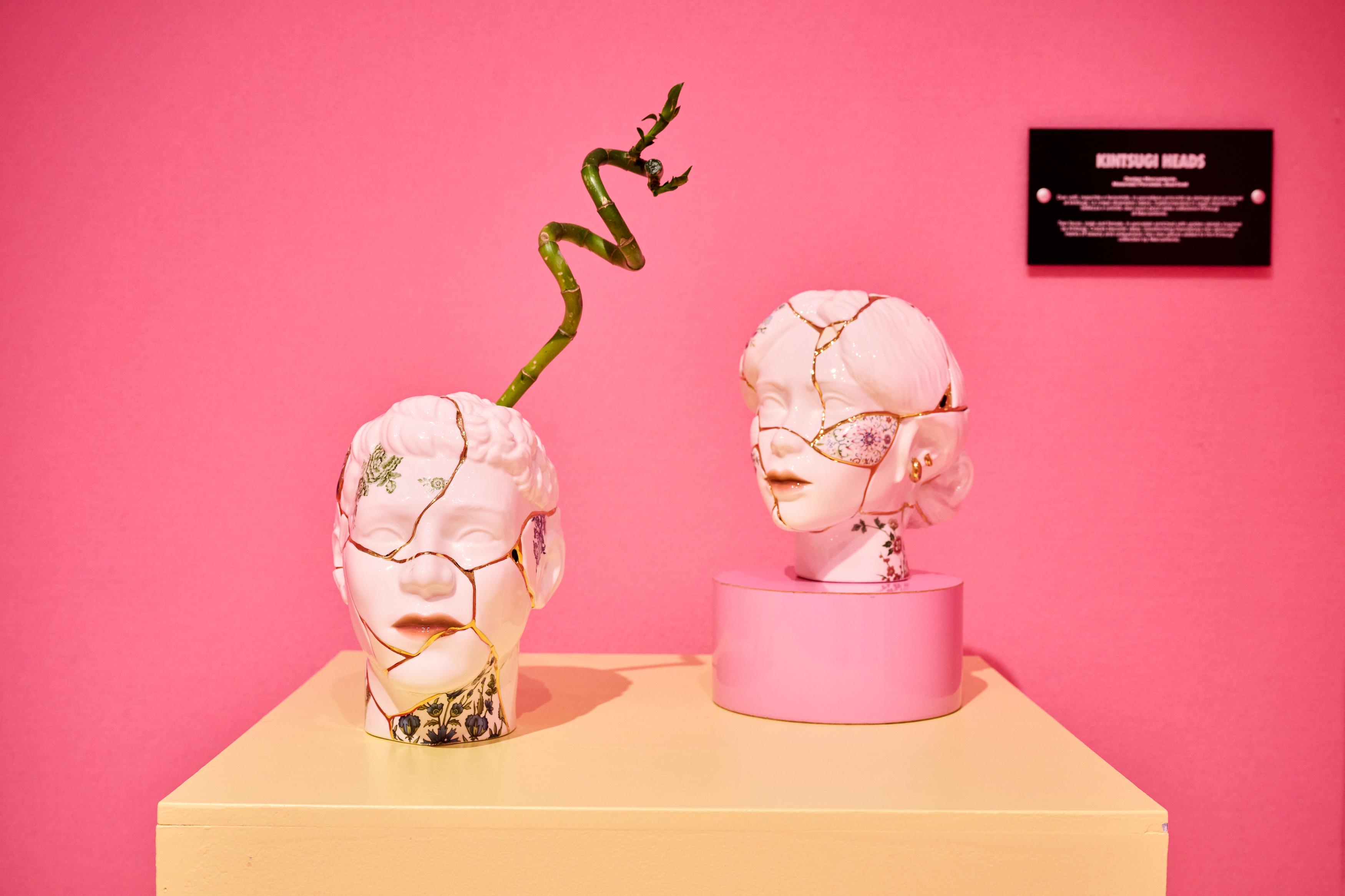 Vaso Kintsugi Heads, Marcantonio, Seletti.